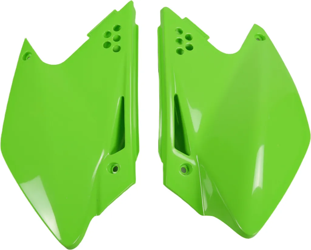 Carénage latéral UFO PLAST vert OEM pour Kawasaki KXF 250 2006-2008