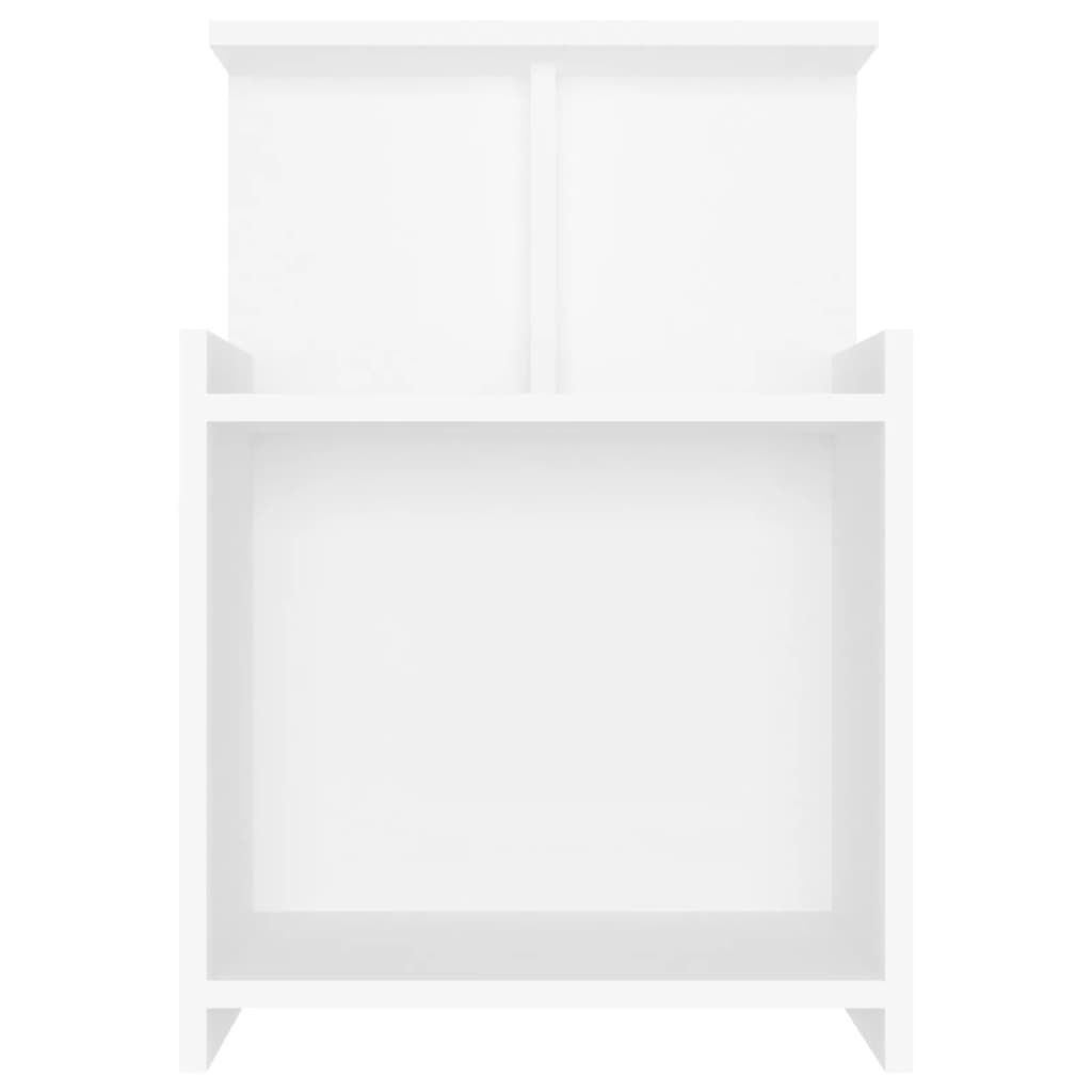 " "Nachttisch Elegantes Design - Beistelltisch - Nachtschrank - Weiß 40x35x60 cm Holzwerkstoff NeuMöbel 3131093
