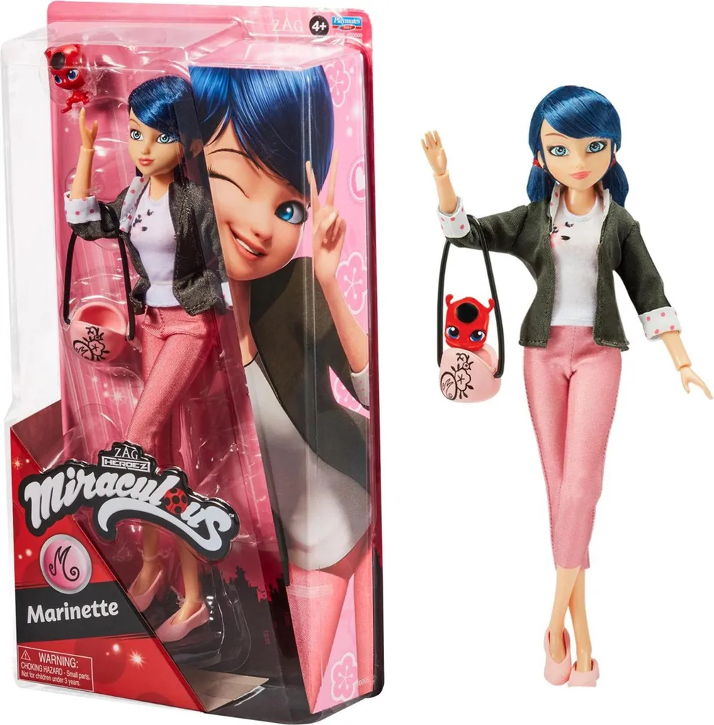 Poupée mannequin Marinette de la série Miraculous, jouet enfant 26cm