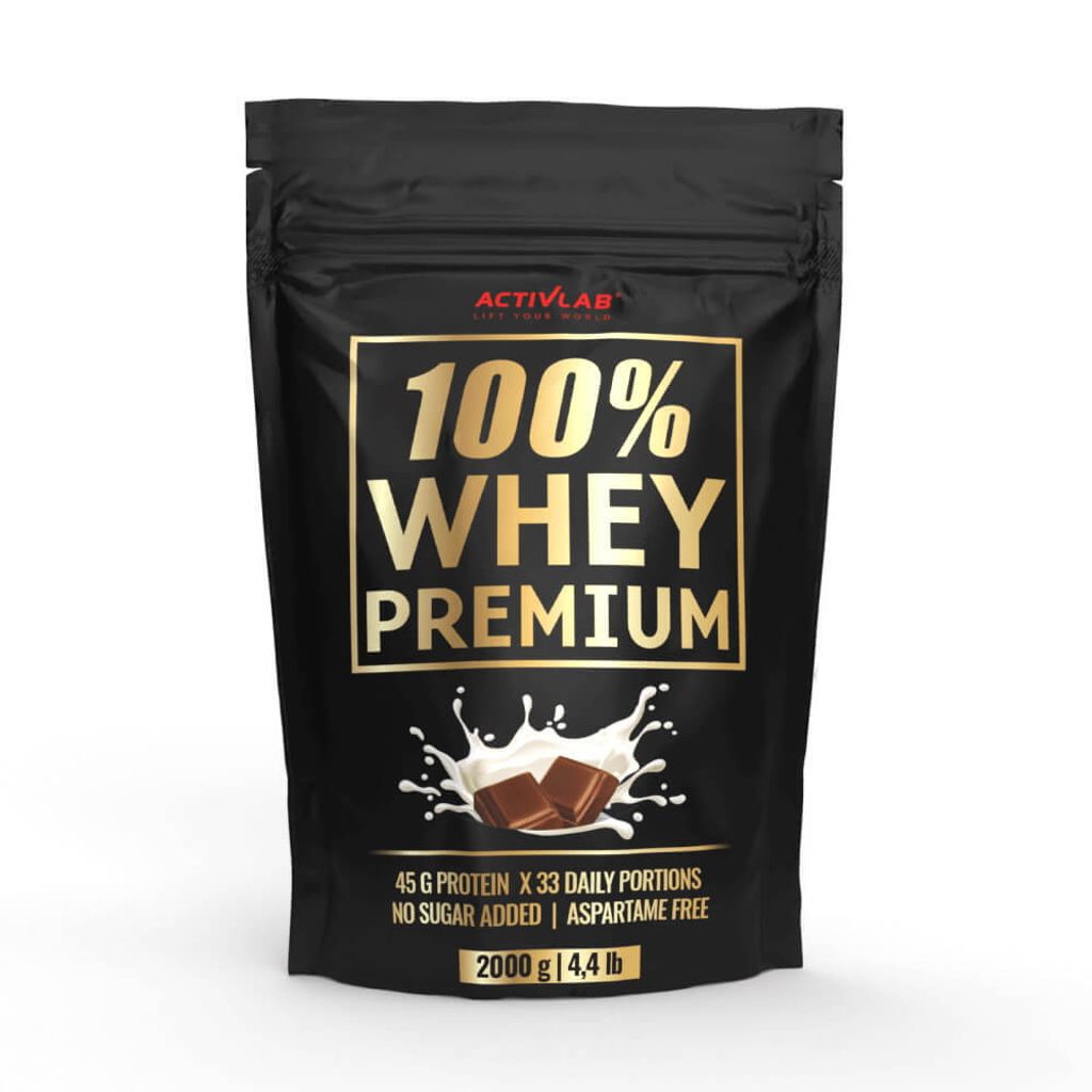 100% Whey Premium 2 kg de protéines de lactosérum WPC Image du produit 