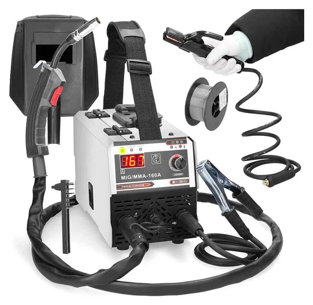 Machine à souder MIG et MMA portable IGBT idéale pour travaux d'acier