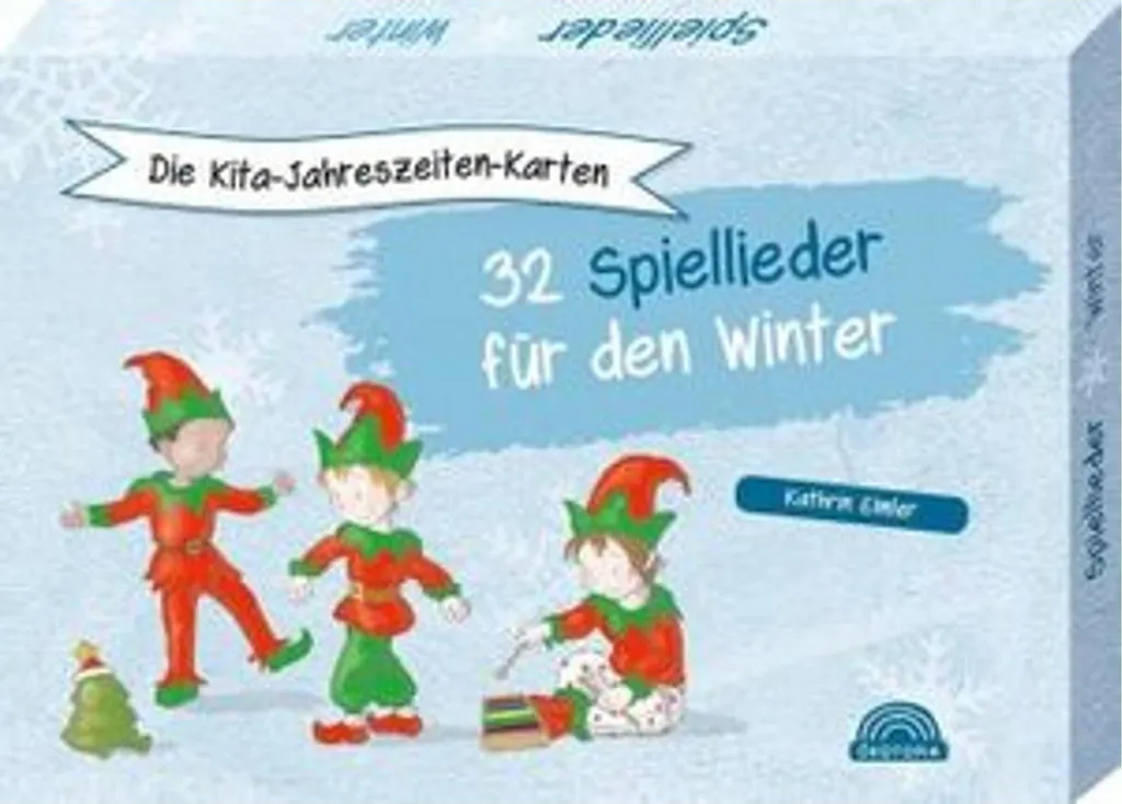 Cartes saisonnières de la crèche : 32 chansons d'hiver pour enfants