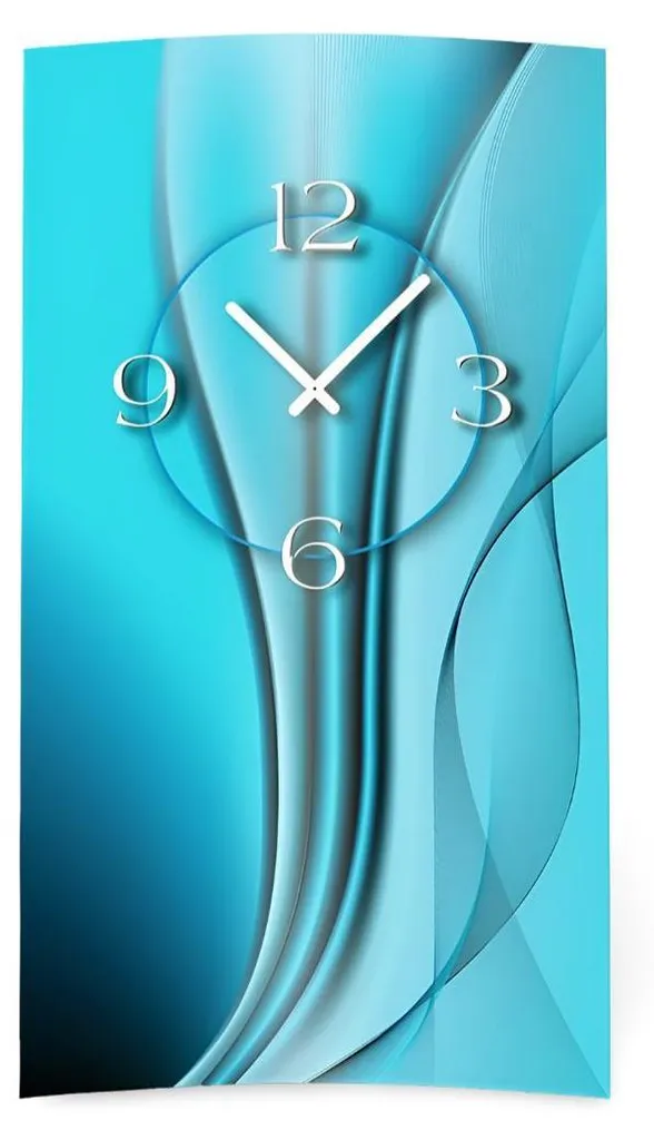 Horloge murale silencieuse sans tic-tac design abstrait dixtime 3D