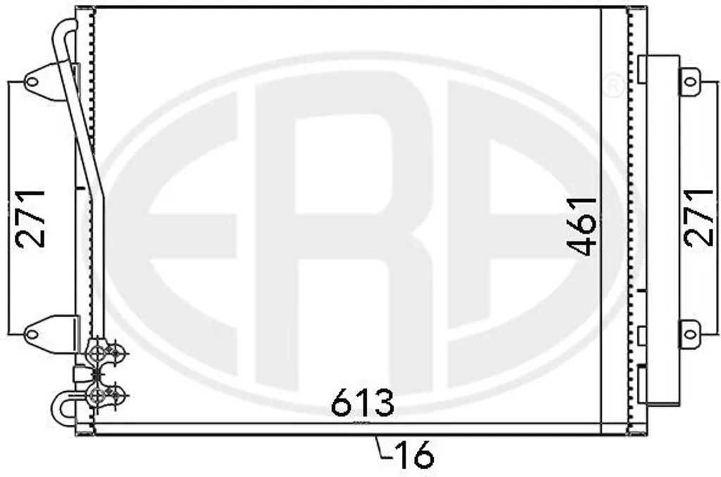 Réparer fuite de clim avec le condenseur ERA 667108 pour VW Passat