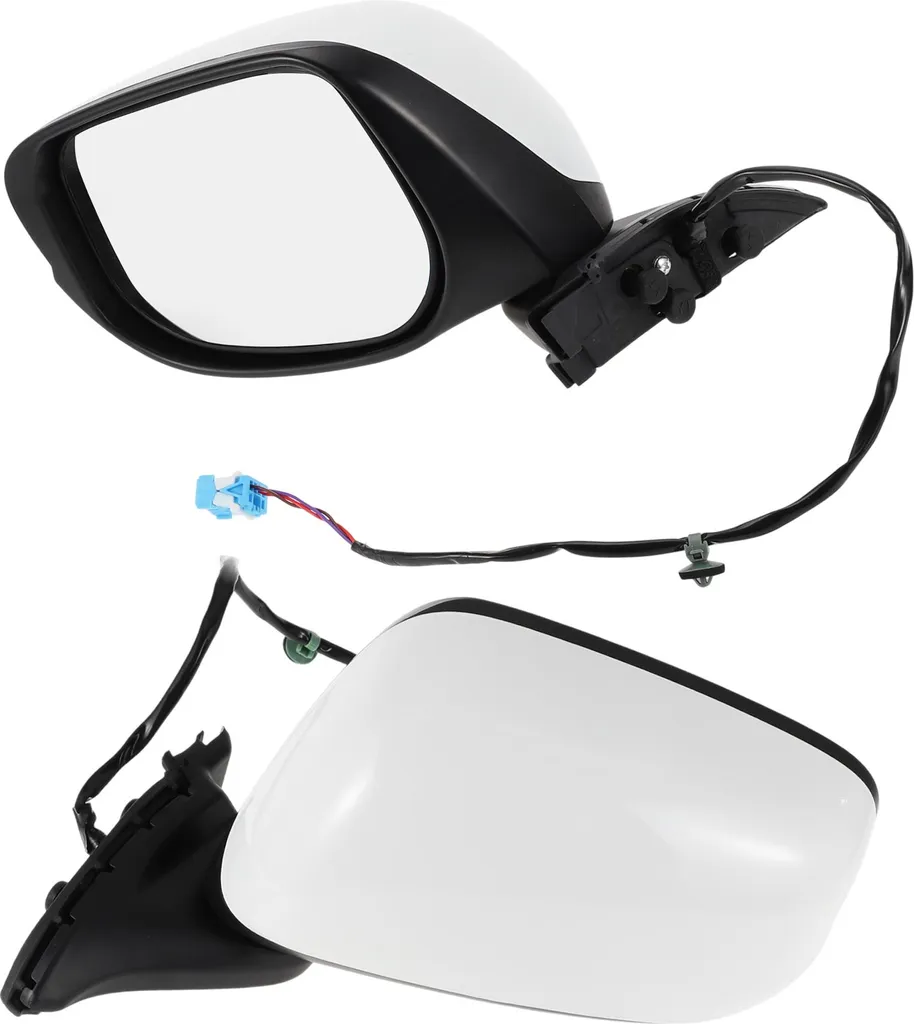 Rétroviseur électrique blanc Honda Fit 2009-2014 miroir gauche complet
