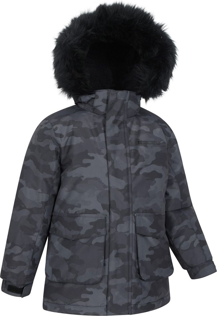 Mountain Warehouse - "Ranger" Jacke Wasserbeständig für Kinder MW1269 (98) (Schwarz)