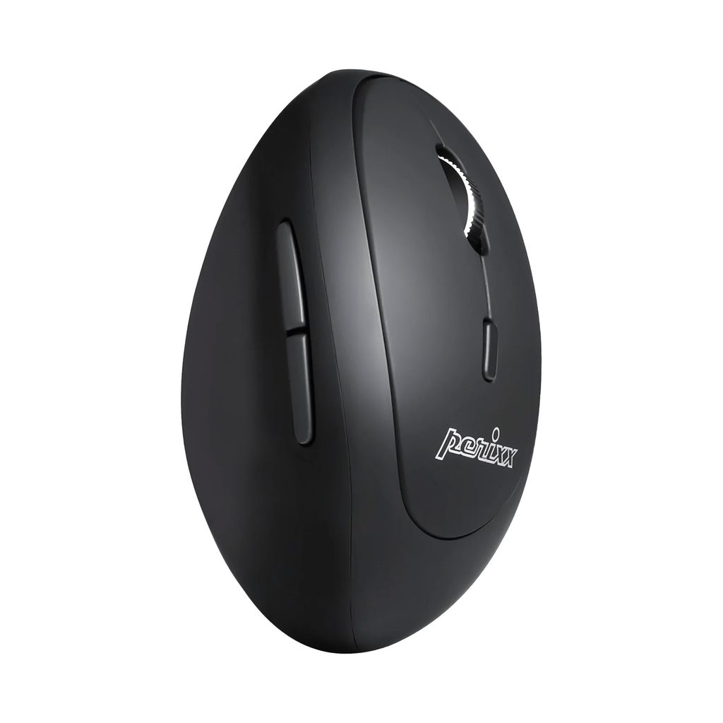 Perixx PERIMICE-819 Ergonomic mouse Bluetooth , Radio Optical Black Rechargeable