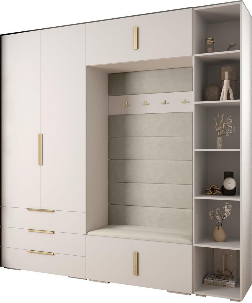 MEBLE KRYSPOL Inova 1 Möbelset Garderobe, 236,7x240x47cm - Produktbild 
