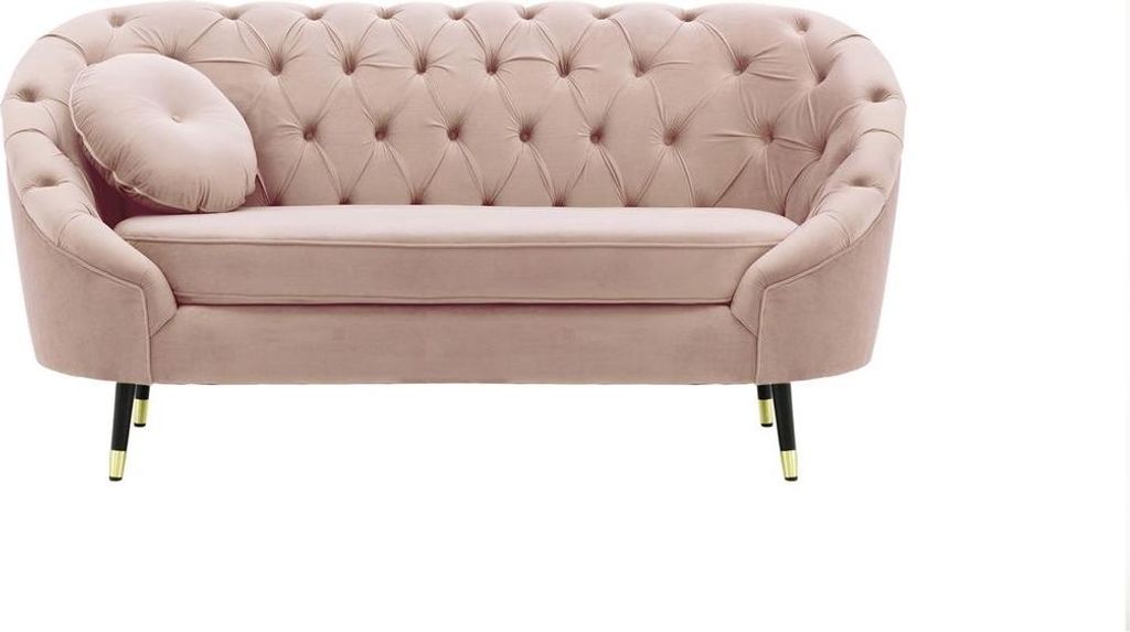 Gestepptes Zweisitzer-Sofa Kooper-Velluto 14-brass