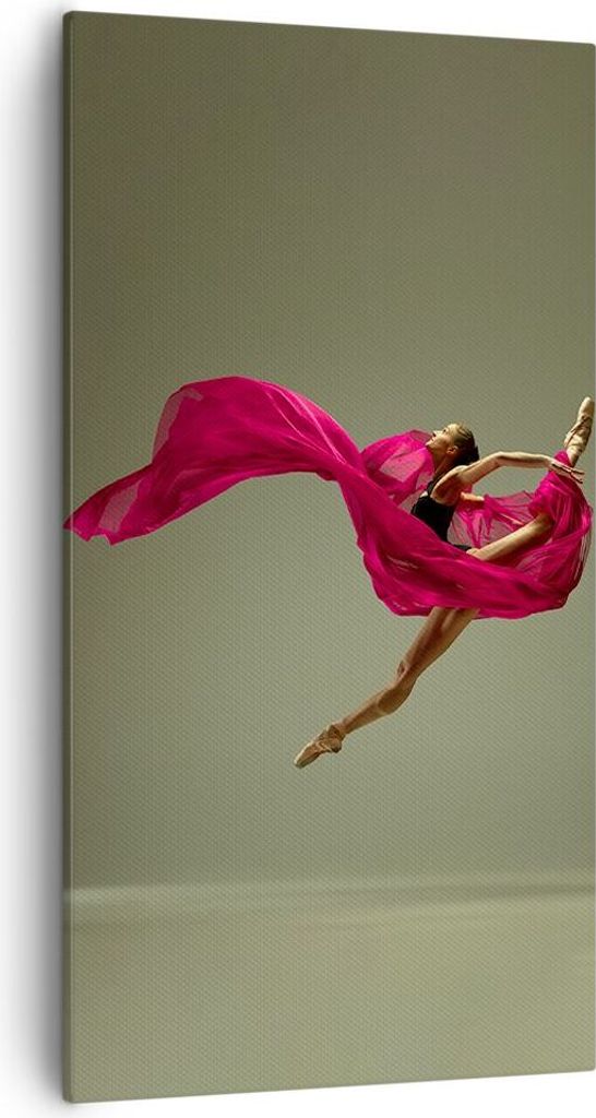 Bild auf Leinwand - Leinwandbild - Einteilig - Tänzer Ballett Künstler - 55x100cm - Wand Bild - Wanddeko - Wandbilder - Leinwanddruck - Bilder - ...