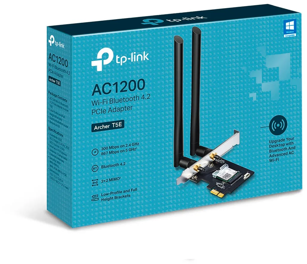 TP-Link Archer T5E Solution Wi-Fi Instable et Bluetooth pour PC de Bureau - 2