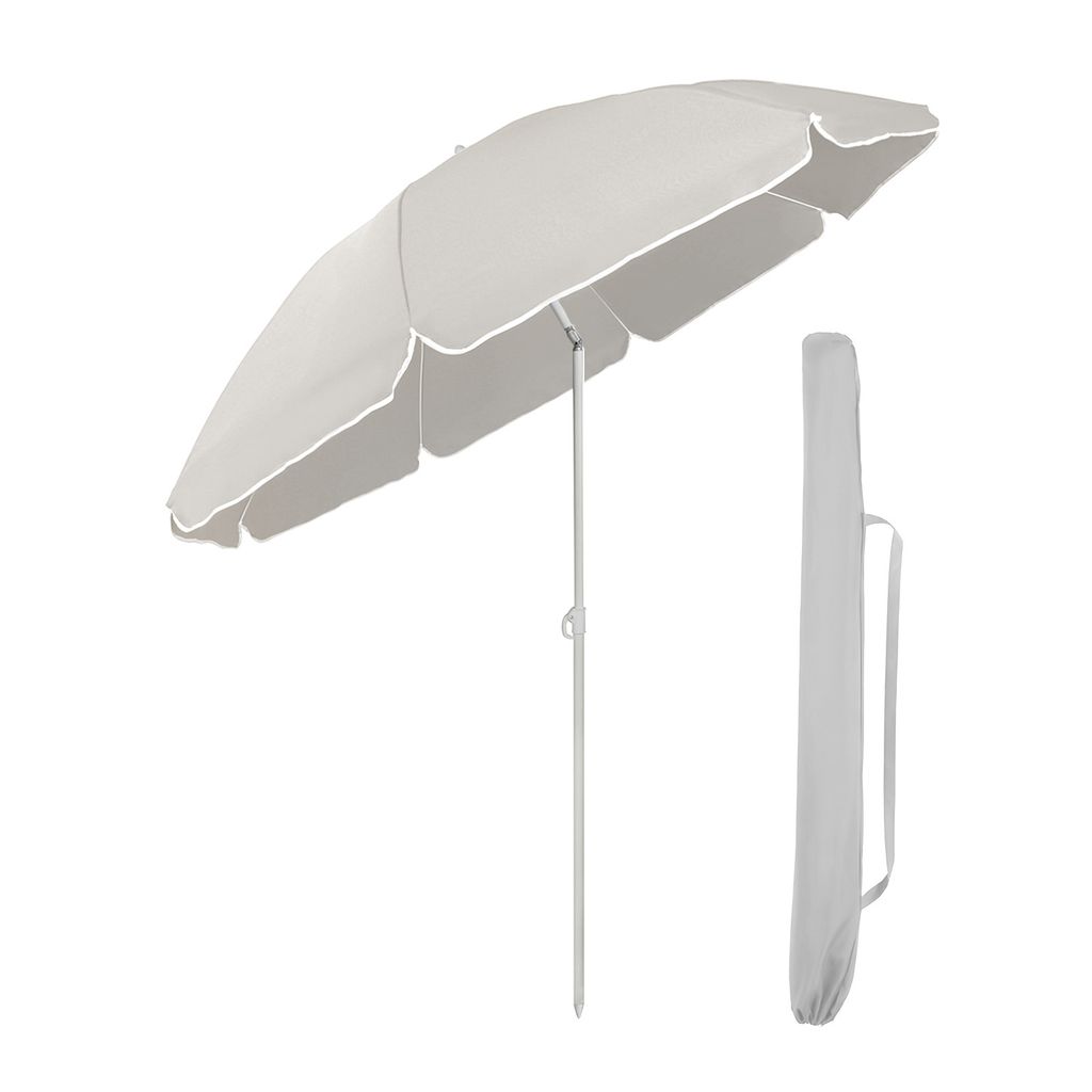 Sekey Sonnenschirm 180 cm Rund Balkonschirm Strandschirm Produktbild 