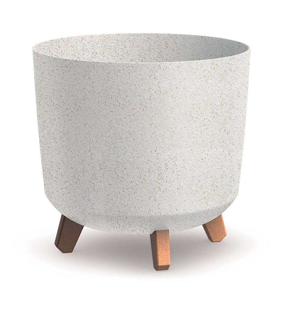 Prosperplast s.r.o. GRACIA TUBUS ECO WOOD 29,8 cm, blanc Image du produit 