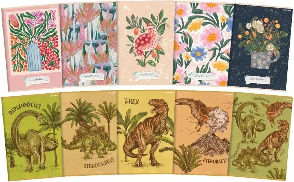 Cahiers A5 60 feuilles Top2000 avec reliure agrafée robuste - 10 unités