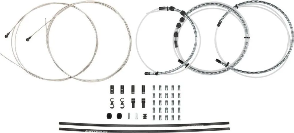 Gaines de Frein Jagwire Road Elite Link - Freinage Léger et Précis en Gris