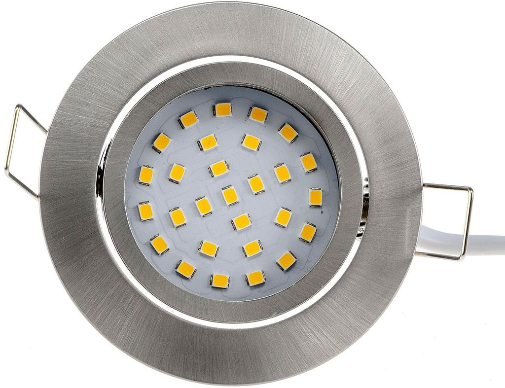 Lampa wpuszczana LED ChiliTec, 5W, 32mm, stal nierdzewna Zdjęcie produktu 