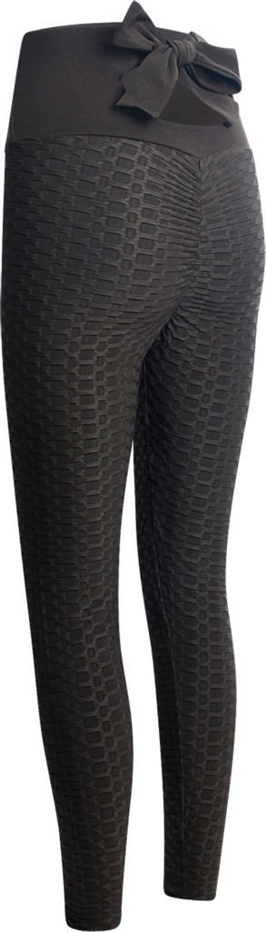 topschuhe24 2141 Damen Sport Tights Leggings, Farbe:Grün, Größe:L/XL