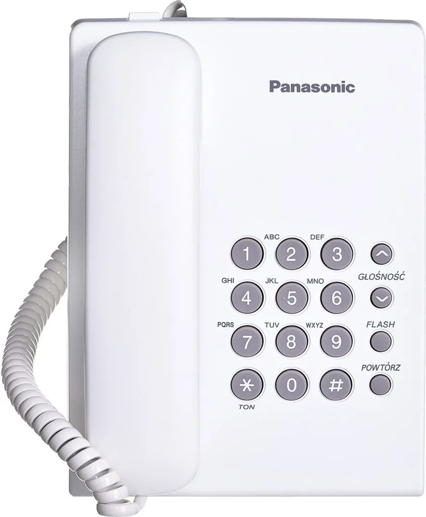 Panasonic KX-TS500PDW Telefono Fisso Bianco | Originale Panasonic - 2