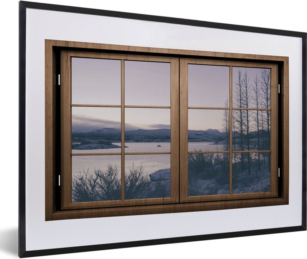 MuchoWow® MuchoWow® Gerahmtes Poster Aussicht - Produktbild 