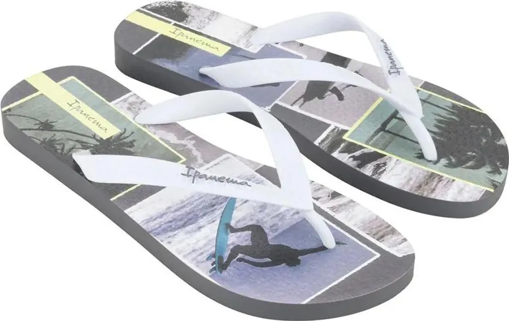 Tongs de Plage pour Homme Ipanema Summer V Gris en Taille UE 43-44