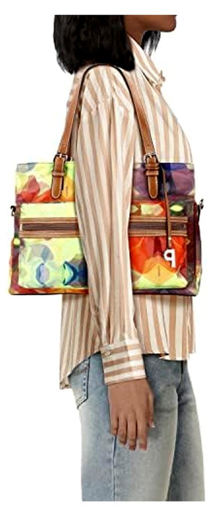 Damen Shopper SONJA aus Nylon Mittel | mit Reißverschluss | Shopper | Alltag, Ausgehen