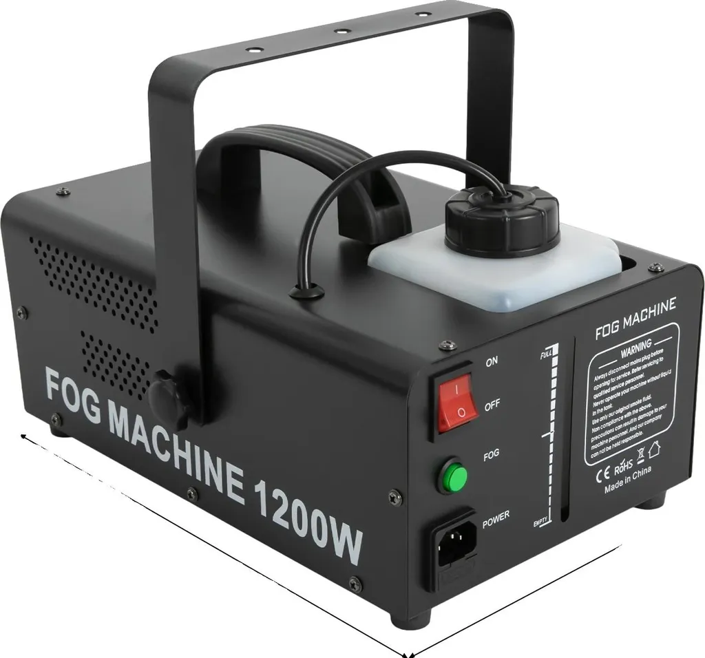 Machine à fumée double buse avec éclairage LED RGB pour scène et fête