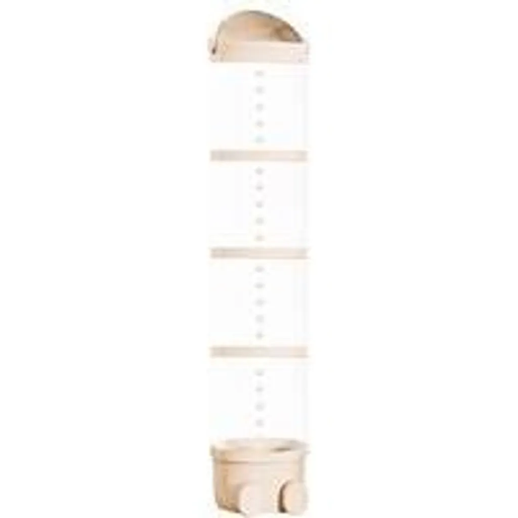 Rangement peluches vertical transparent avec couvercle - Design 120cm