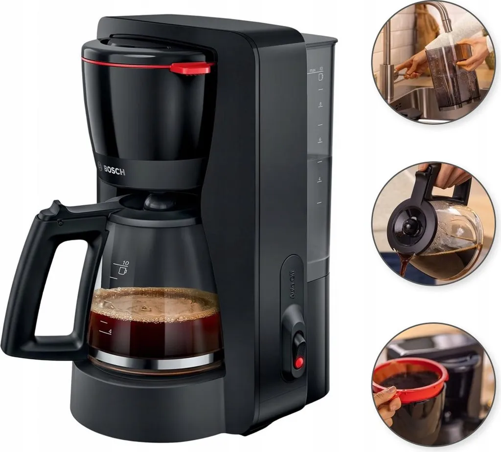 Kaffeetransfermaschine Bosch Mymoment 1.4L 1200W Schwarz Tropfverschluss