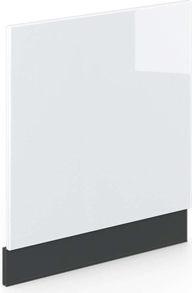 Frontblende Vicco Fame-Line Weiß Hochglanz 60 cm ohne Arbeitsplatte, Model 35140