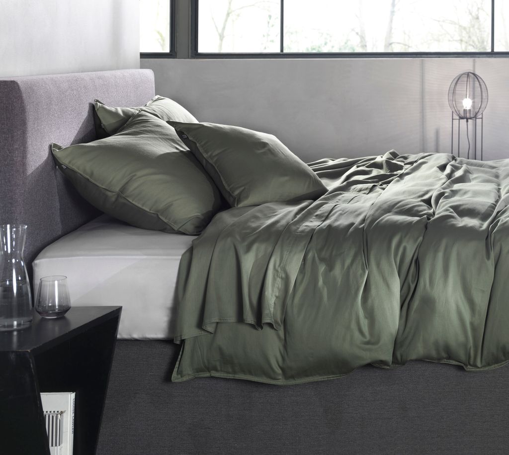 Satinado Bettwäsche 135 Army Green