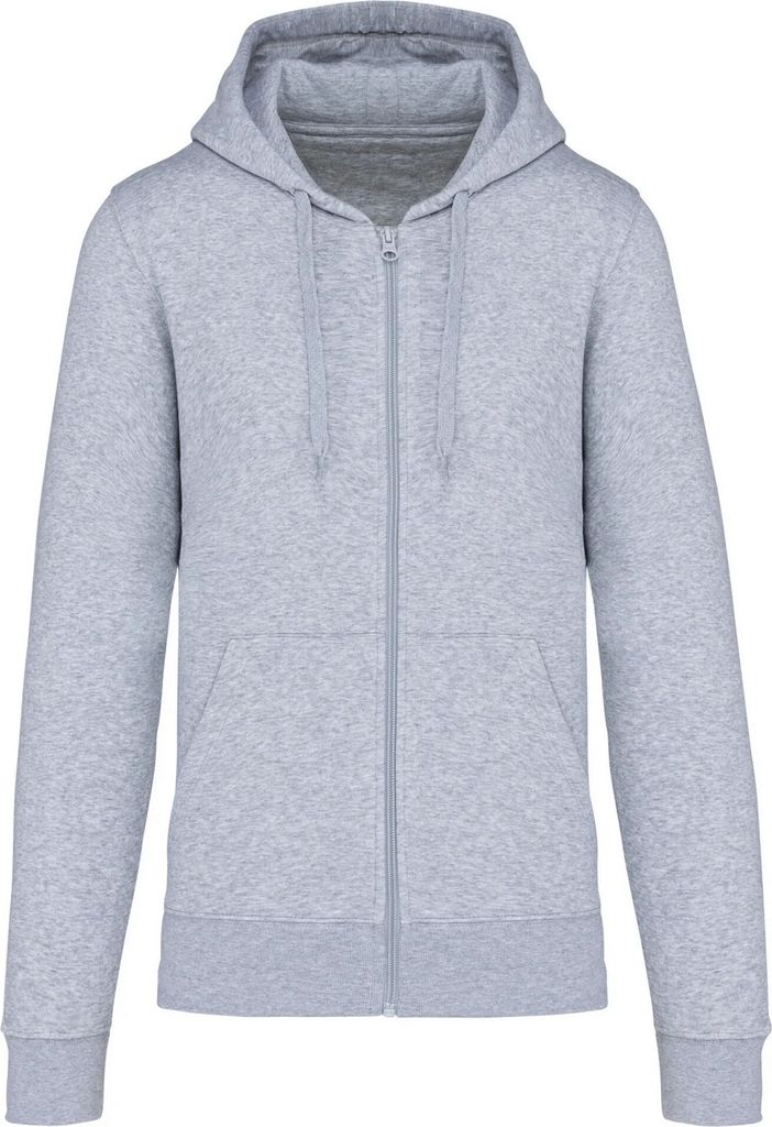 Kariban - Hoodie mit durchgehendem Reißverschluss für Herren PC6976 (L) (Hellgrau)