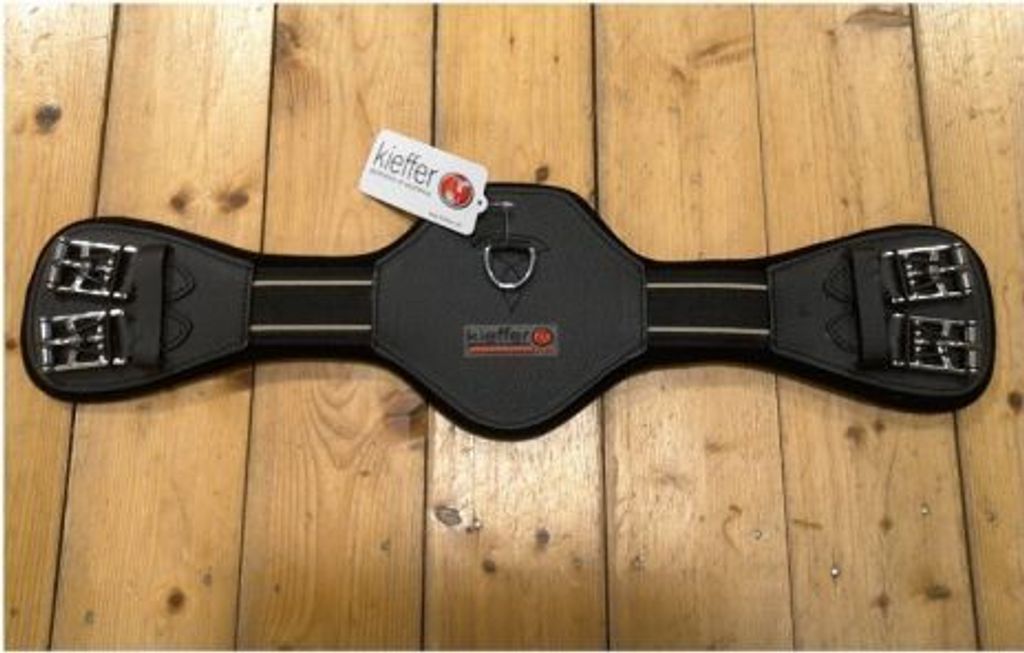 Kieffer Sattelgurt Kieffer EquiConnect, Farbe:schwarz, Größe:70 cm