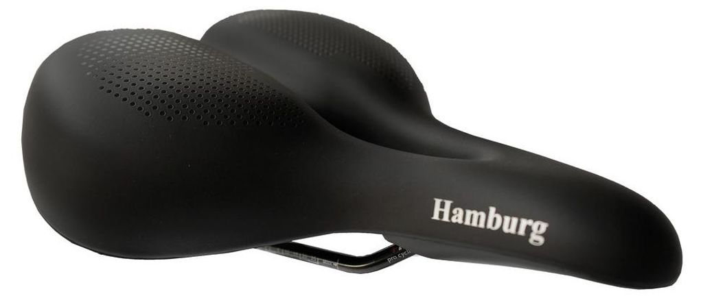 P&P Pro Cycling comfort sedlo Hamburg 040 čierne, unisex, Obrázok produktu 