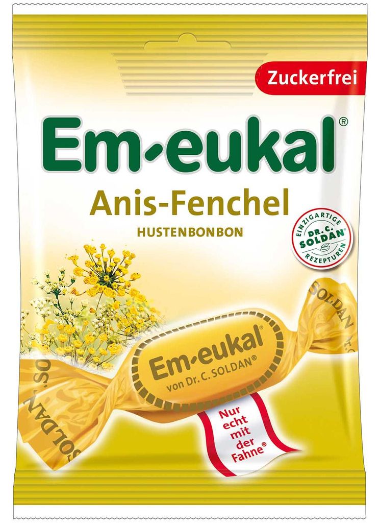 Em-eukal Anice-Finocchio senza zucchero 75g Immagine del prodotto 