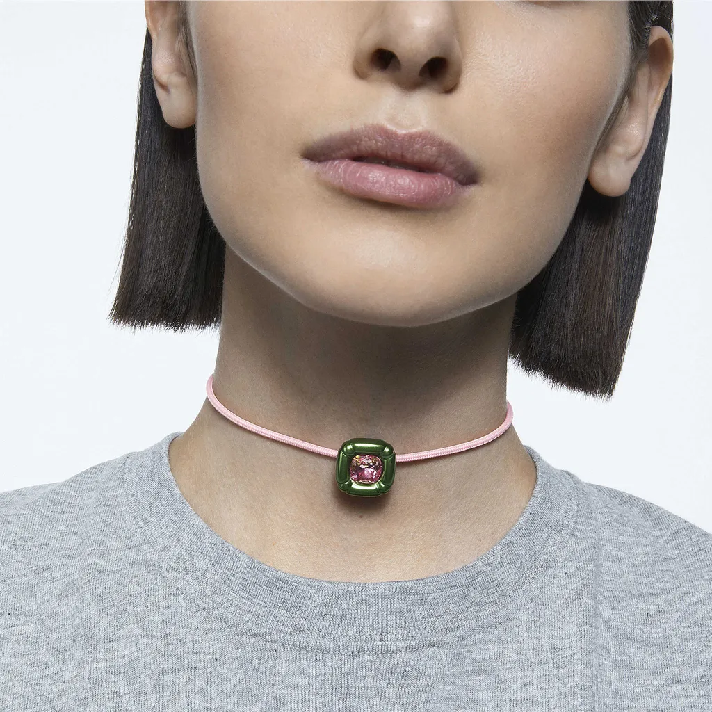 Swarovski Dulcis Collier Femme Rose Cristal 5601585 Bijou Raffiné Chic