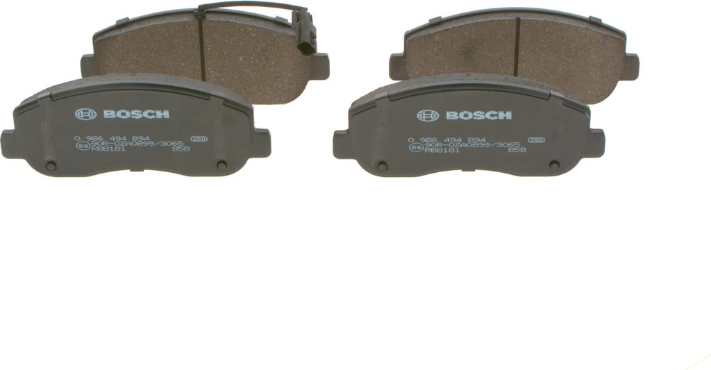 BOSCH 0 986 494 894 - OE 95 522 278 Bremsbeläge für Movano B (X62)