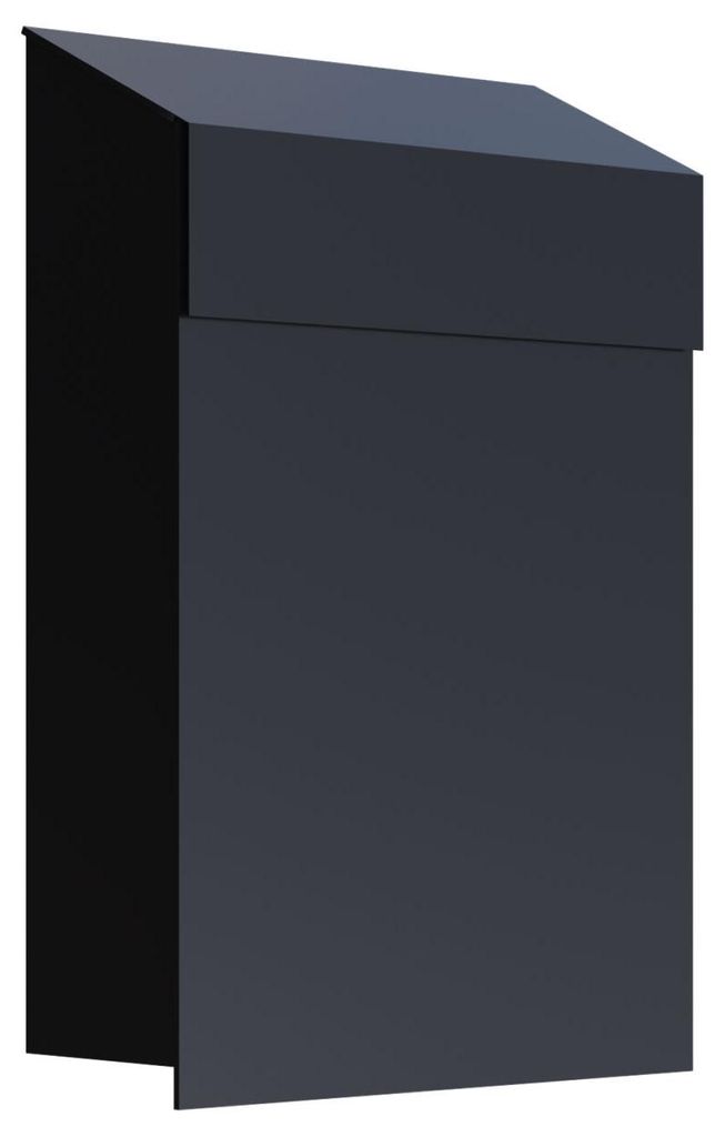 Wandbriefkasten Baby Box in Schwarz Produktbild 