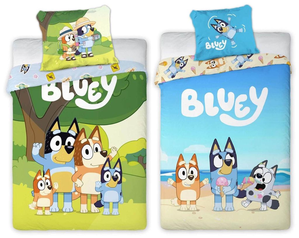 Bluey - 2 x Wende-Bettwäsche-Set im Doppelpack, 135x200 & Produktbild 