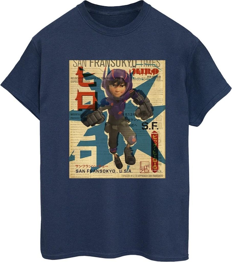 Disney - "Big Hero 6" T-Shirt für Damen BI15473 (S) (Marineblau)
