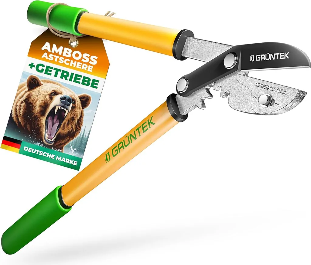 Cisaille à Branches Grizzly pour Bois Dur - Coupe-jardin 470mm SK5
