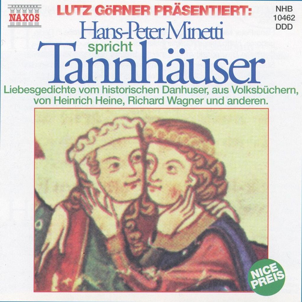 Hans-Peter Minetti spricht Tannhäuser, 1 Audio-CD