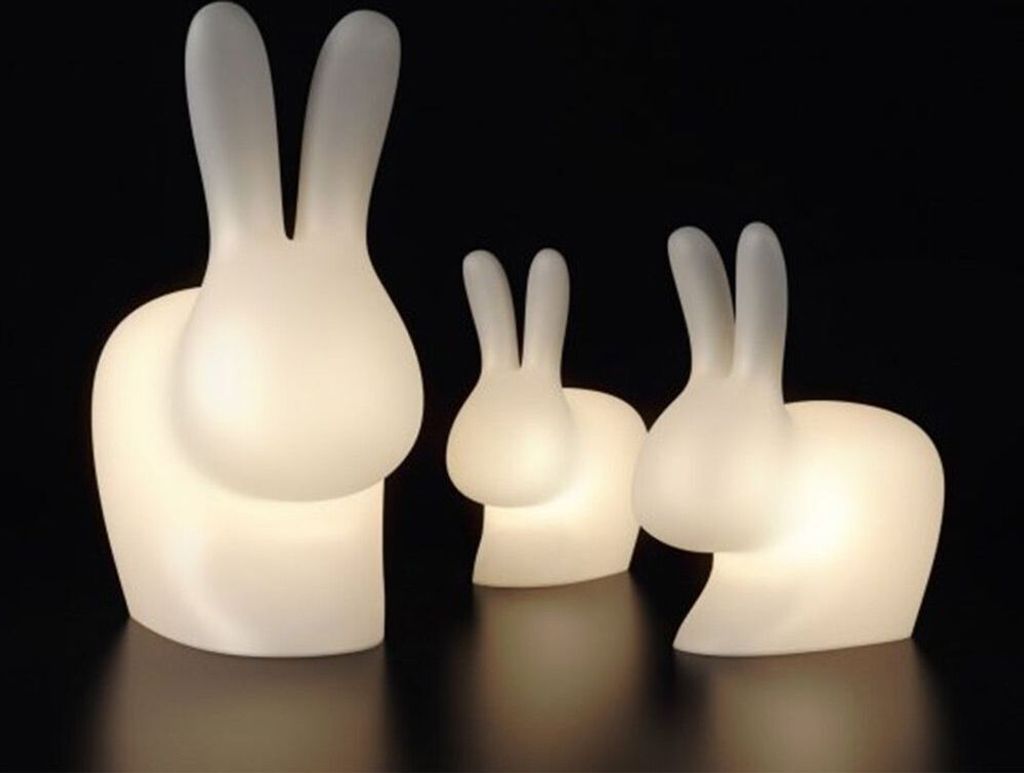 Qeeboo Rabbit LED Dekolampe 52cm IP65 Produktbild 
