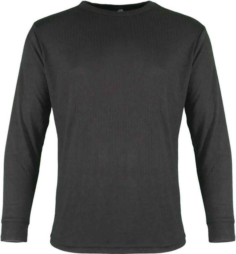 Warrior - Thermo-Top für Herren Langärmlig PC7609 (S) (Schwarz)