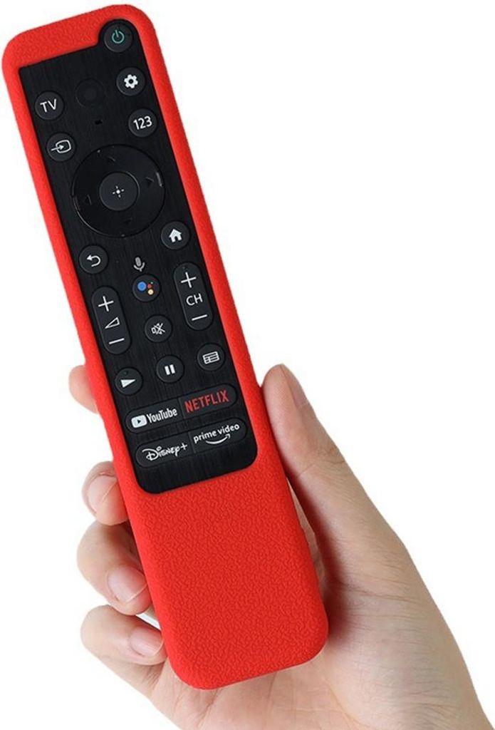 INF Silikon Schutzhülle für Sony TX800C TX900 Fernbedienung – Rutschfest Rot