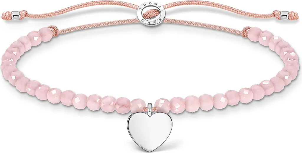 Bracelet Cordon Femme Thomas Sabo en Nylon Noir Discret de 13 à 20 cm