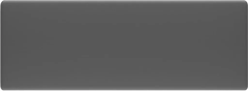 Lavabo Quadrato Grigio Scuro Opaco 41x41 cm vidaXL con Troppopieno