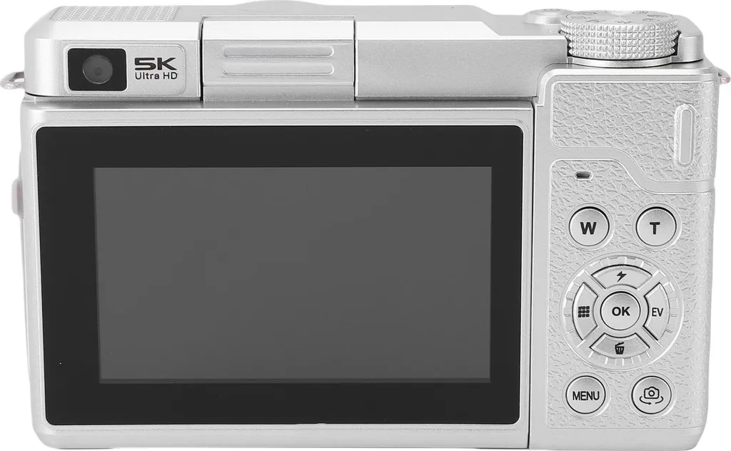 Appareil Photo de Voyage 5K 80MP Compact et Léger pour Vacances en Rose