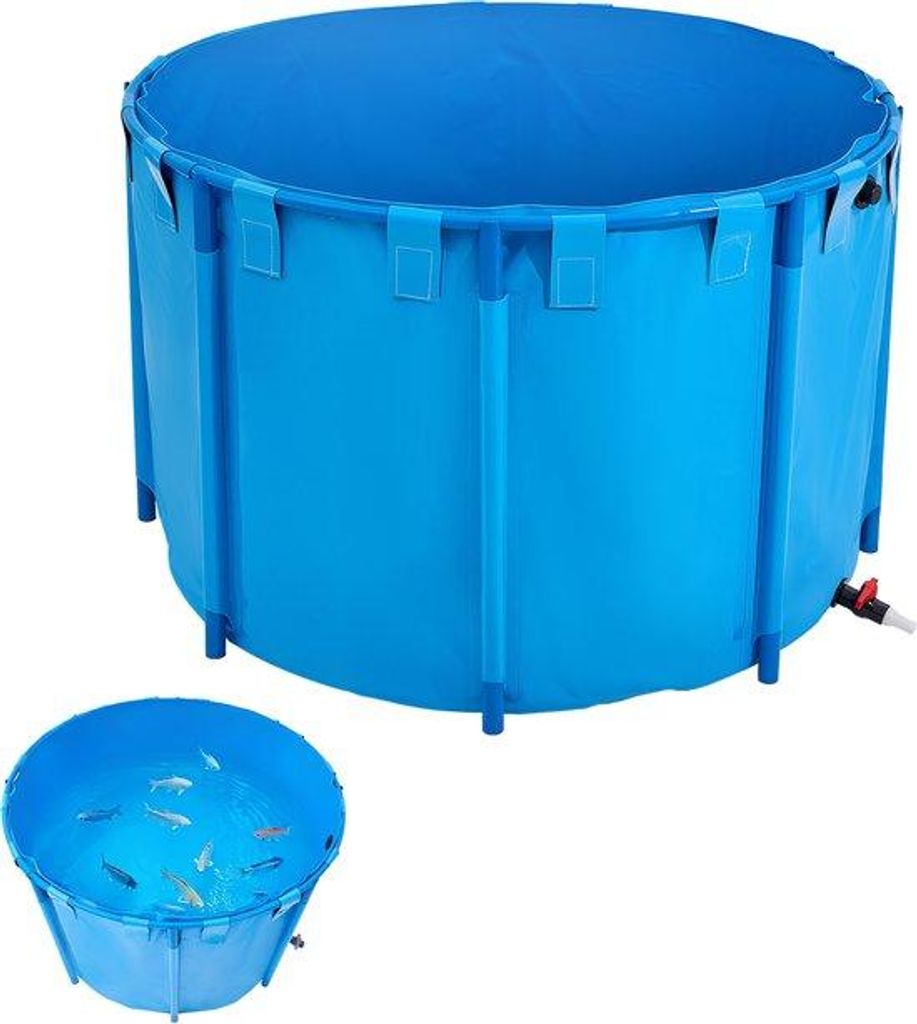 Opvouwbare PVC-vijver - Ronde Koi-aquarium - 1700 liter Productafbeelding 