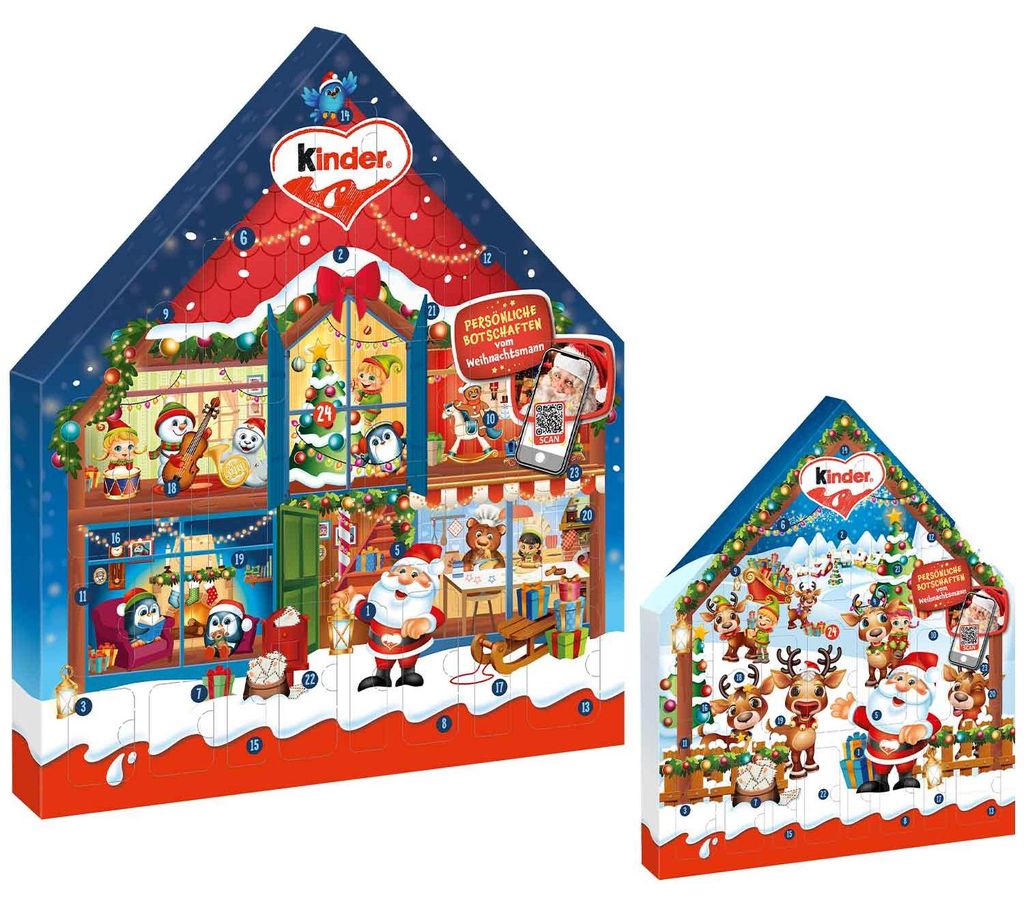 Ferrero kinder Adventskalender Maxi Mix 351 g Produktbild 
