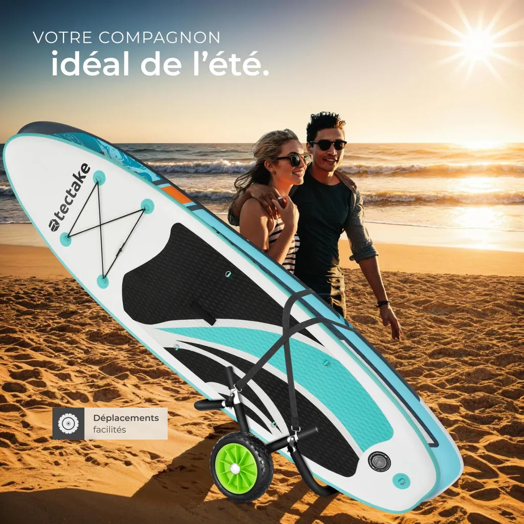 Chariot de surf double WaveWheel : transportez deux planches sans effort - 7